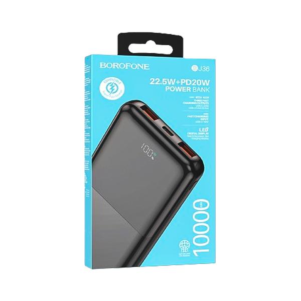 پاوربانک 22.5W+PD20W بروفون مدل BJ36 ظرفیت 10000mAh